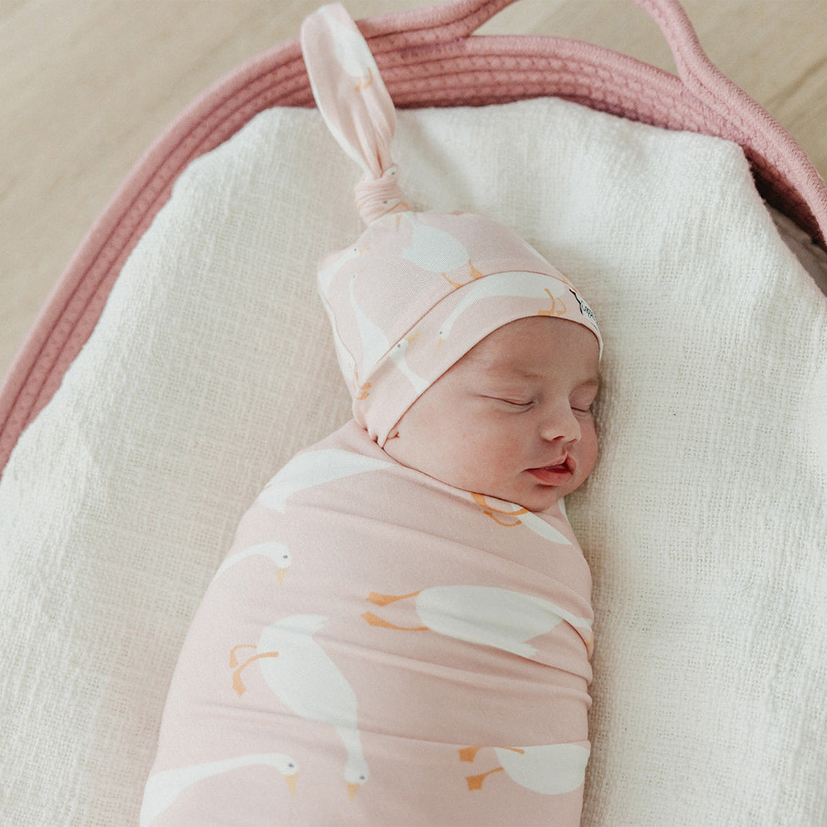 Knit Swaddle Blanket - Goosie