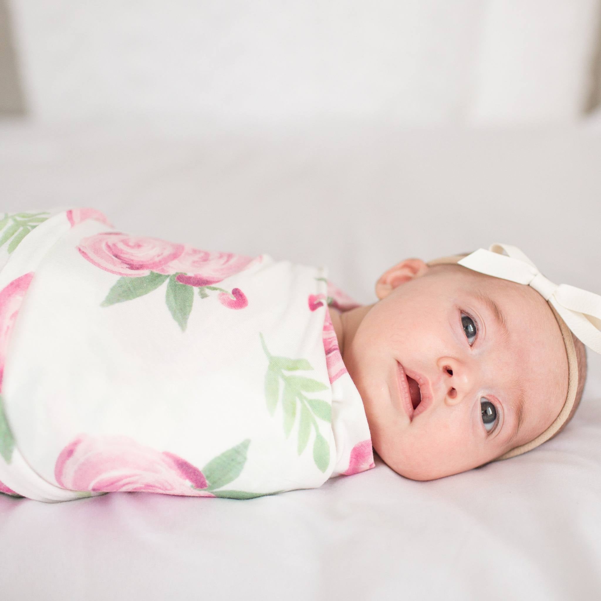 Copper pearl fashion grace swaddle