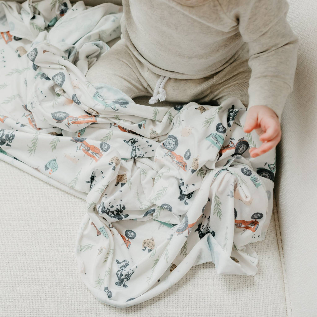 Knit Swaddle Blanket - Jo