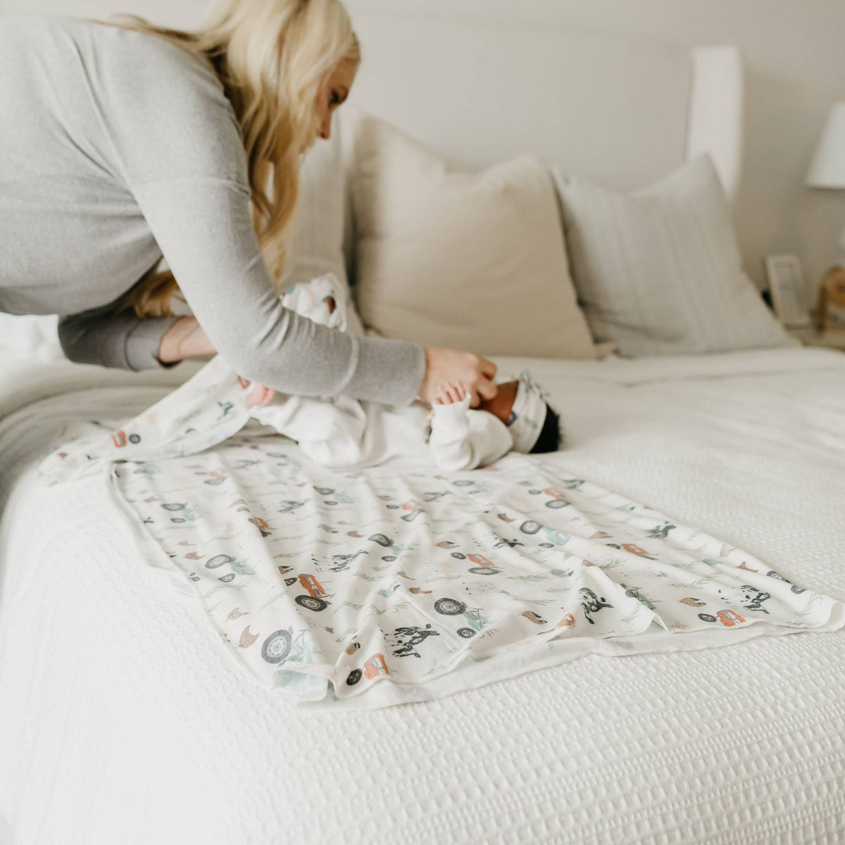 Knit Swaddle Blanket - Jo