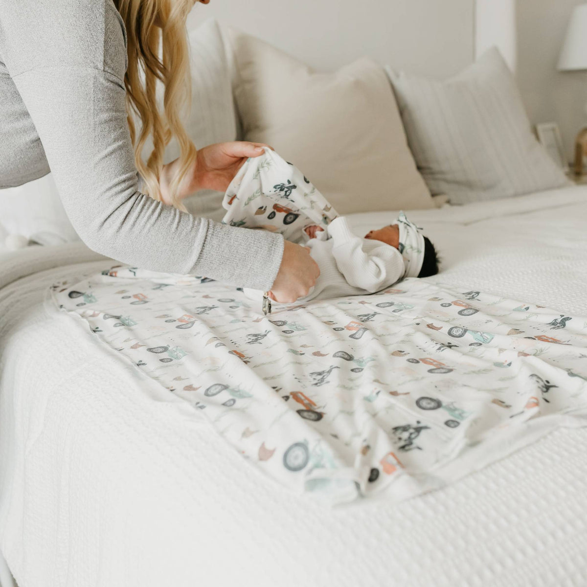 Knit Swaddle Blanket - Jo