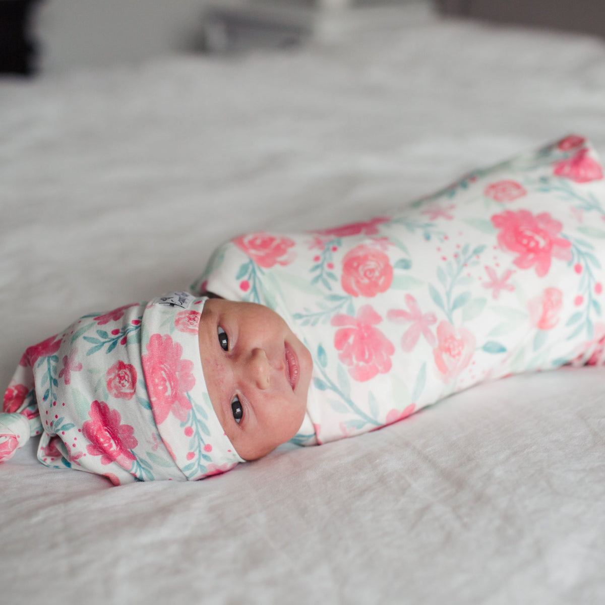 Knit Swaddle Blanket - June