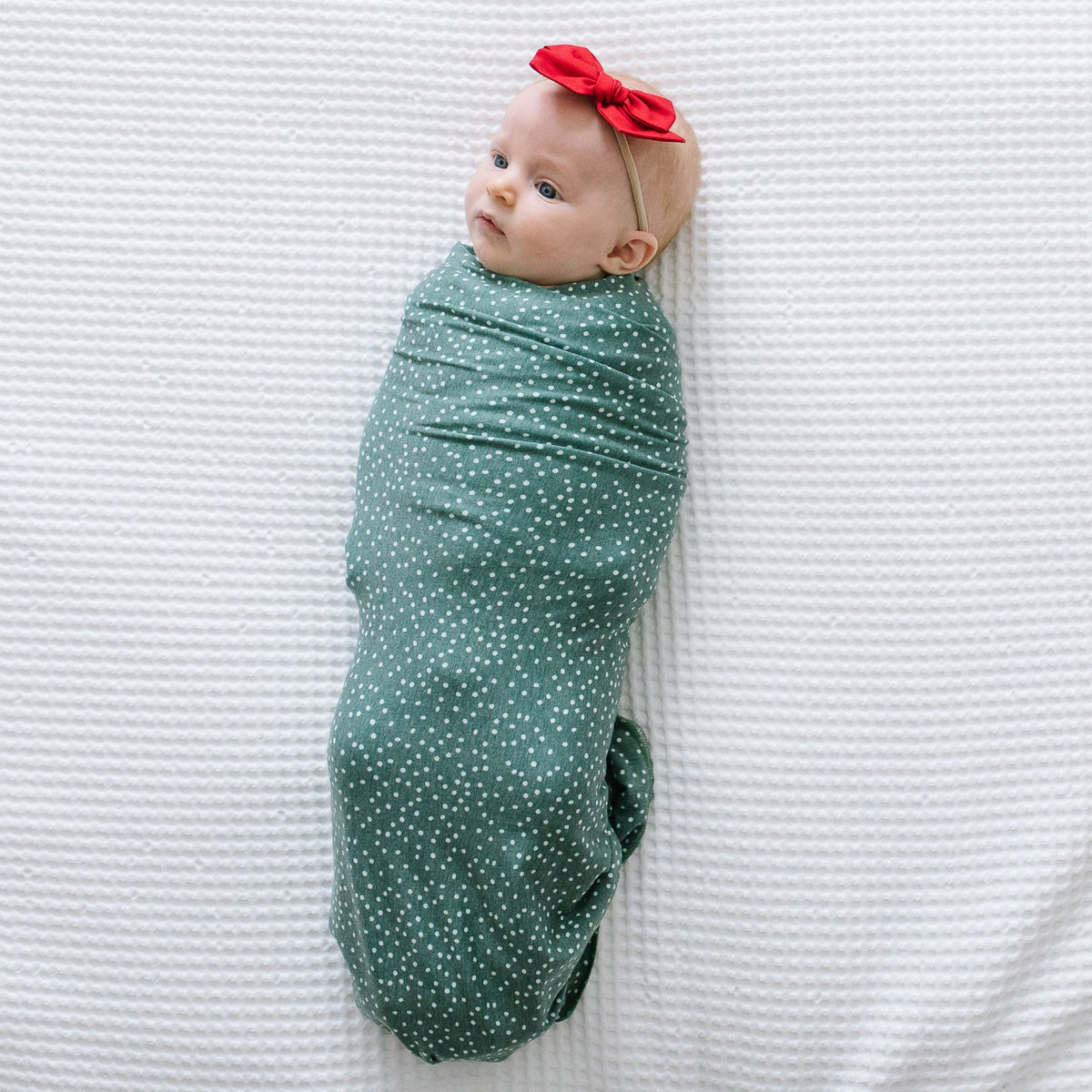 Knit Swaddle Blanket - Juniper