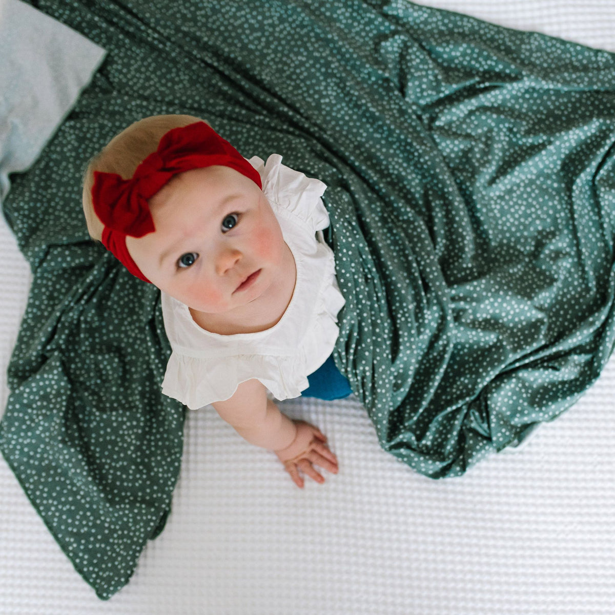 Knit Swaddle Blanket - Juniper