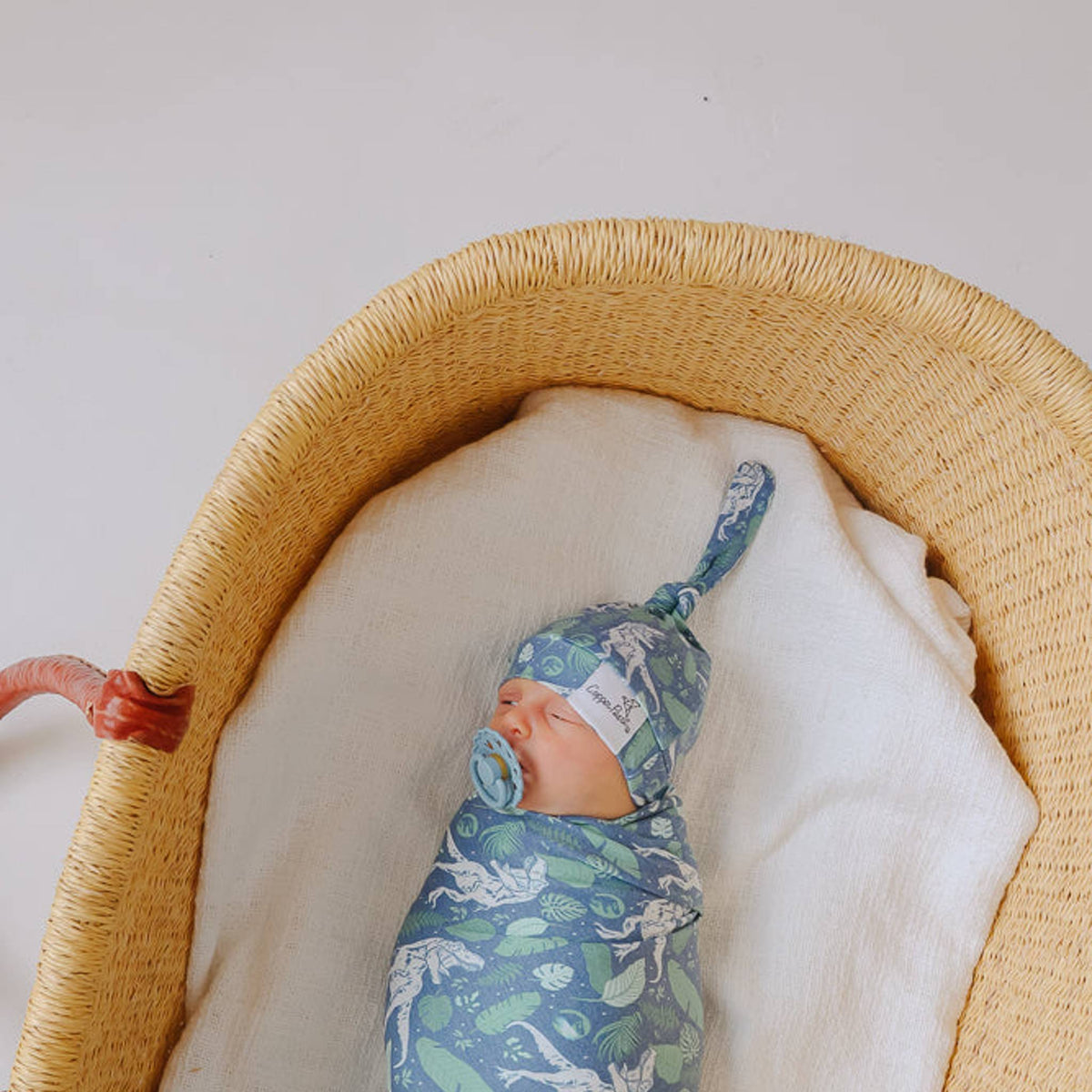 Knit Swaddle Blanket - Jurassic Park