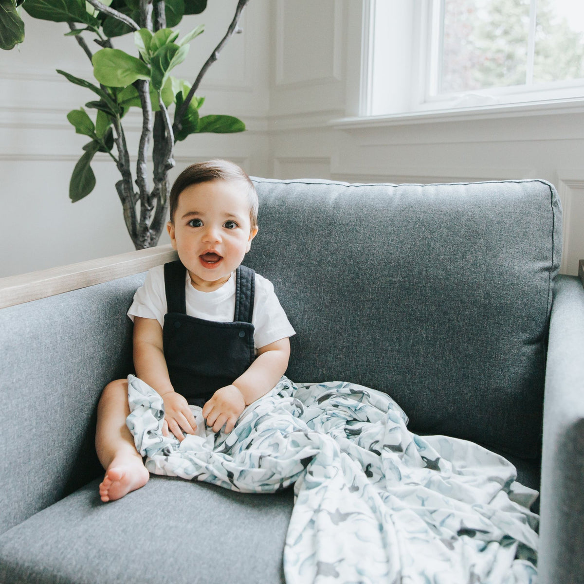 Knit Swaddle Blanket - Kai