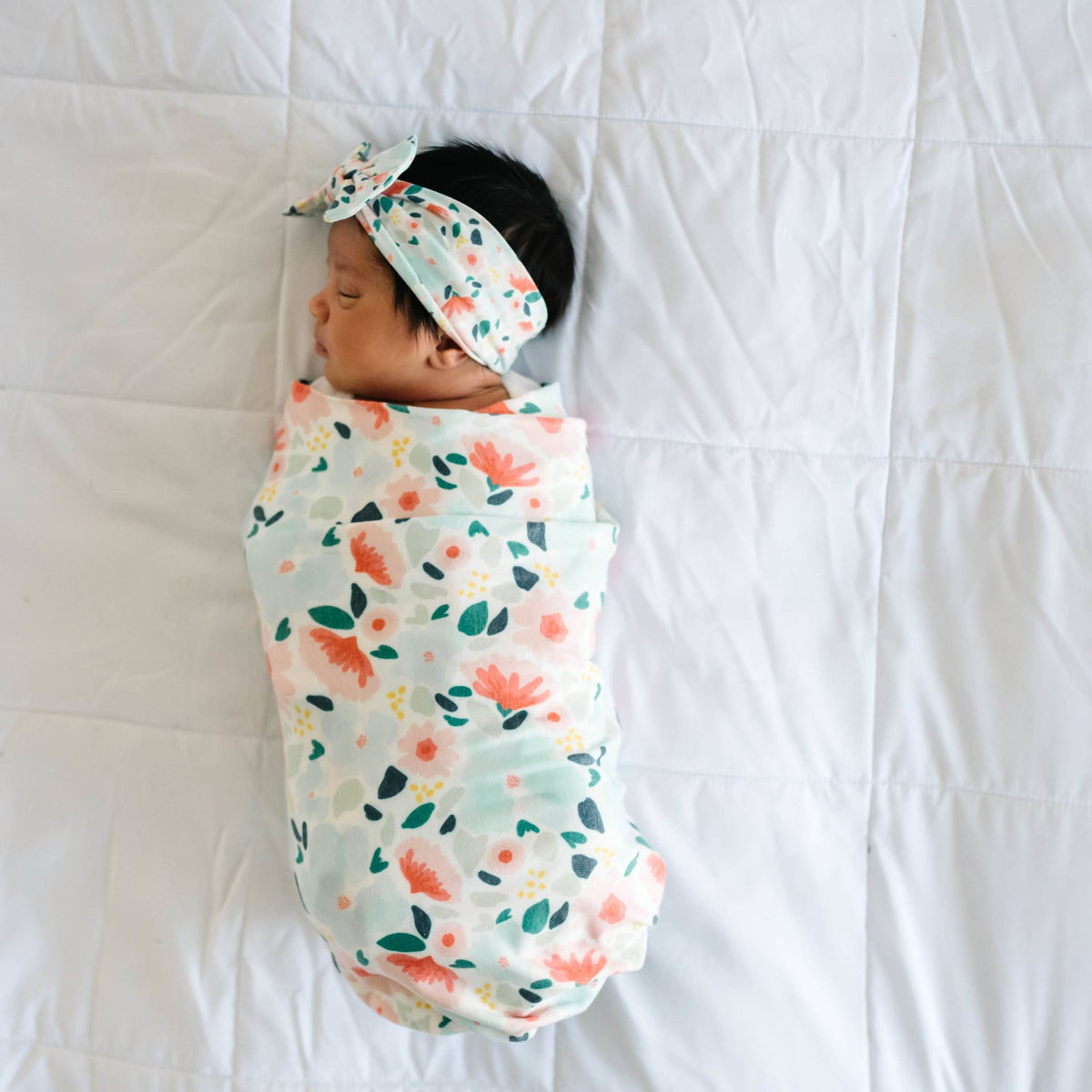 Knit Swaddle Blanket - Leilani