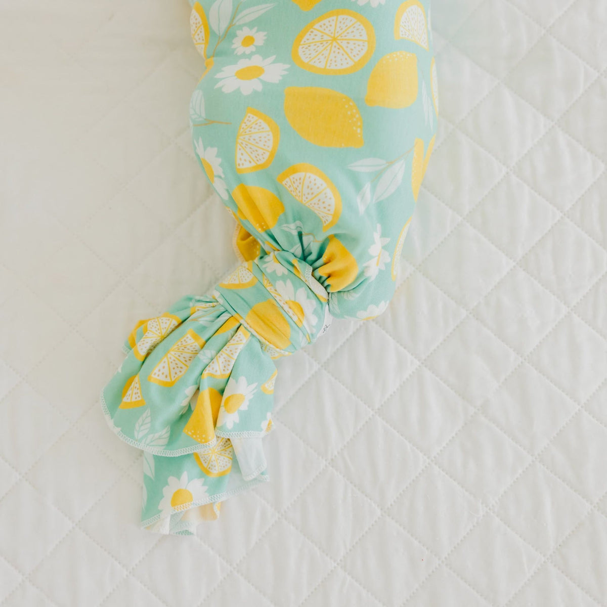 Knit Swaddle Blanket - Lemon