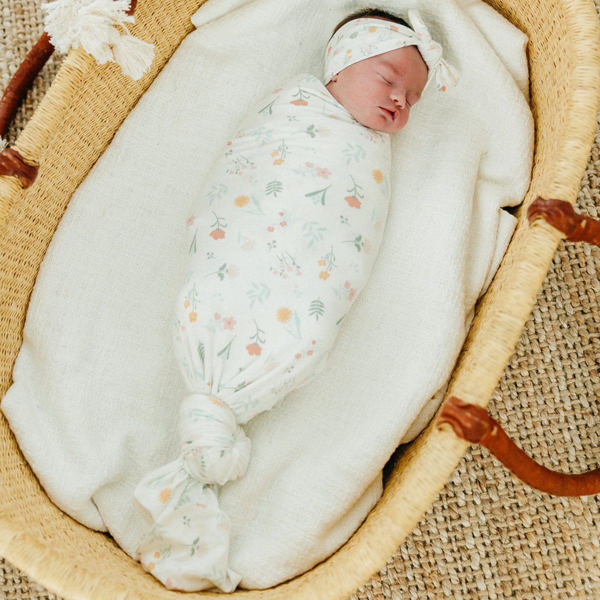 Knit Swaddle Blanket - Mabel