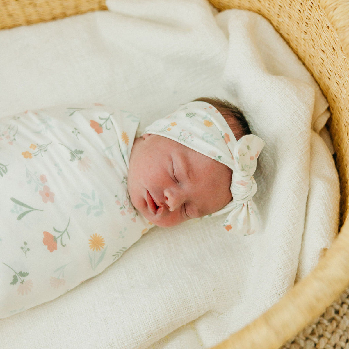 Knit Swaddle Blanket - Mabel