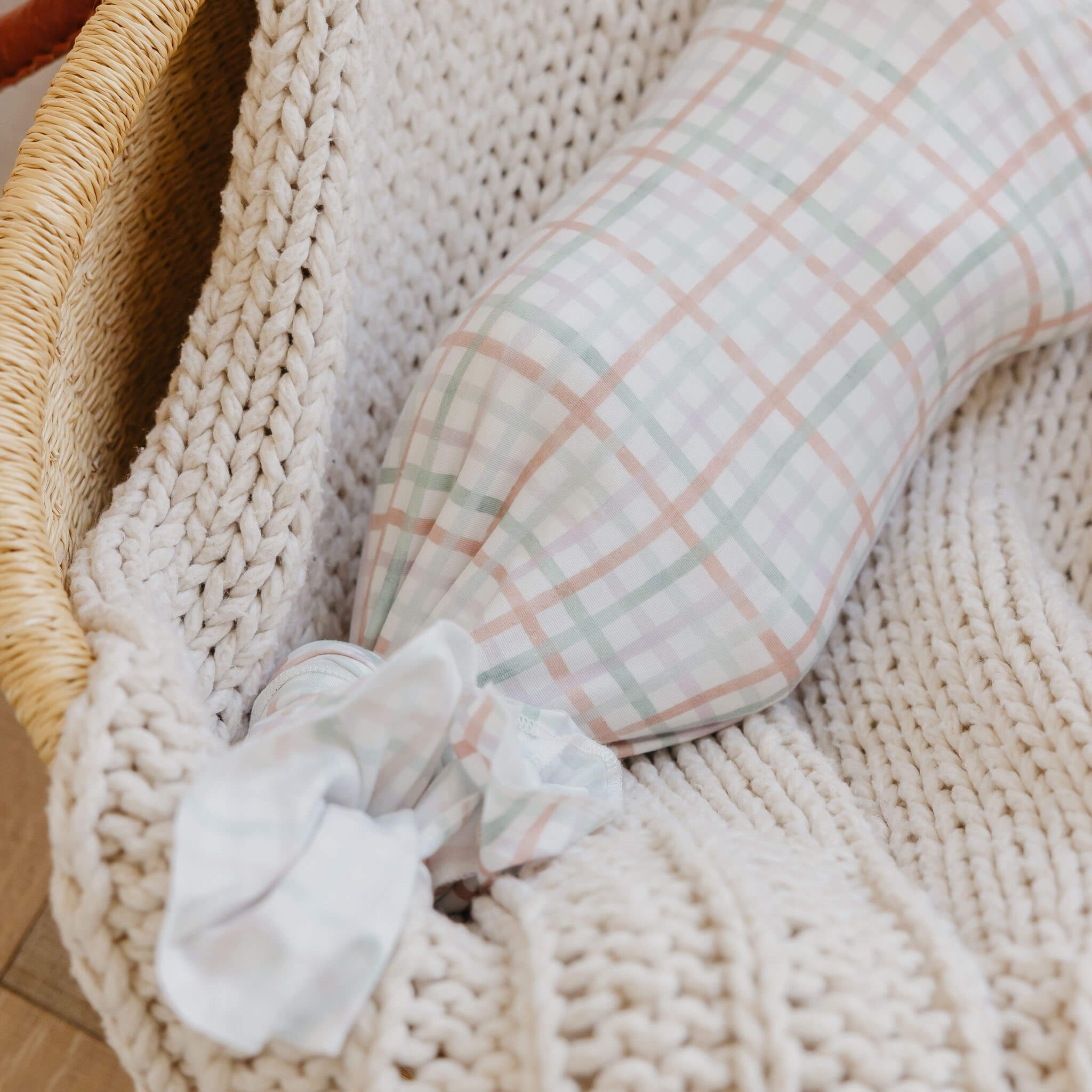 Knit Swaddle Blanket - Madelyn