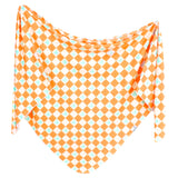 Knit Swaddle Blanket - Mickey Mouse Check