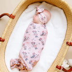 Knit Swaddle Blanket - Minnie Mouse