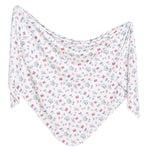 Knit Swaddle Blanket - Minnie Mouse's Bowquet