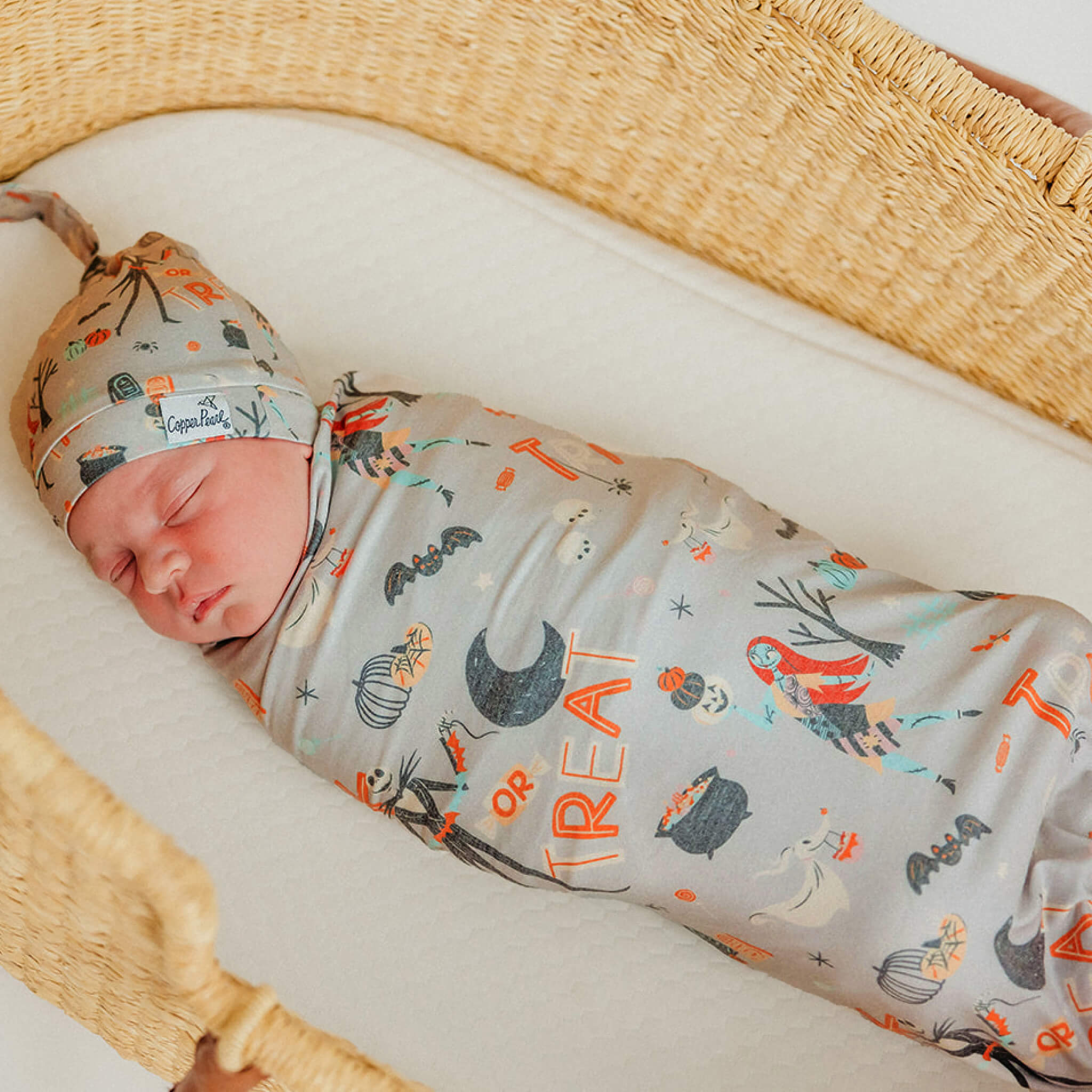 Knit Swaddle Blanket - Nightmare Before Christmas