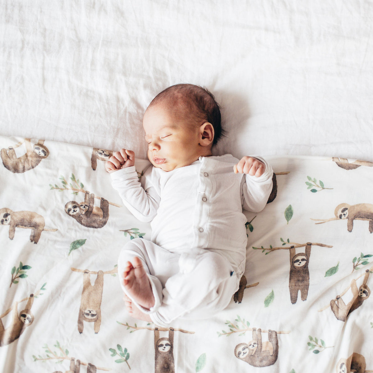 Knit Swaddle Blanket - Noah