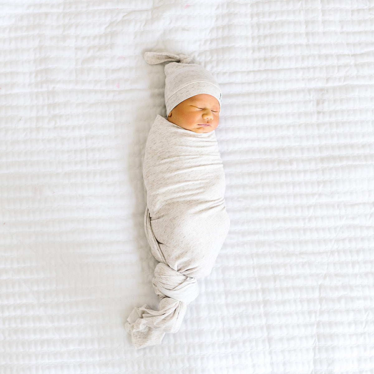 Knit Swaddle Blanket - Oat