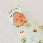 Knit Swaddle Blanket - Oscar the Grouch