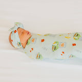 Knit Swaddle Blanket - Oscar the Grouch