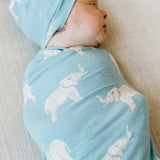 Knit Swaddle Blanket - Peanut