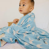 Knit Swaddle Blanket - Peanut