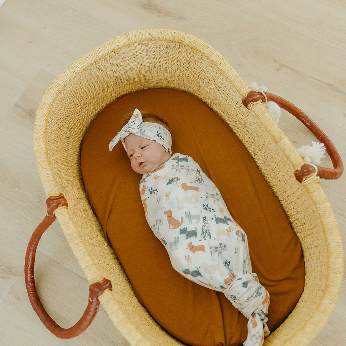 Knit Swaddle Blanket - Rufus