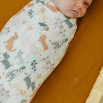 Knit Swaddle Blanket - Rufus