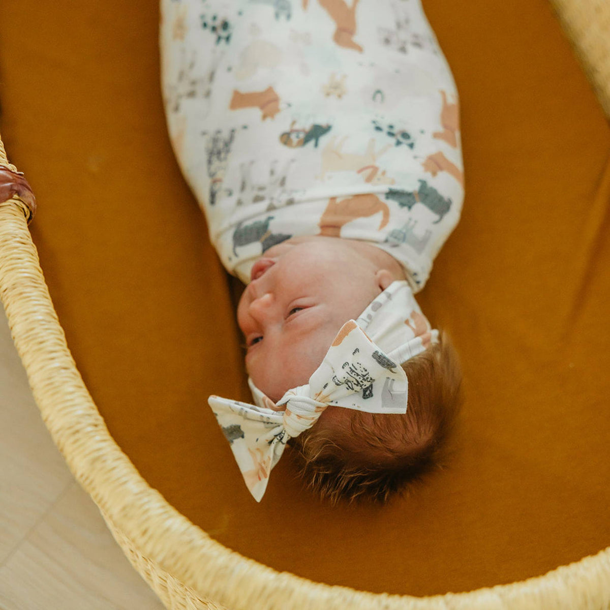 Knit Swaddle Blanket - Rufus