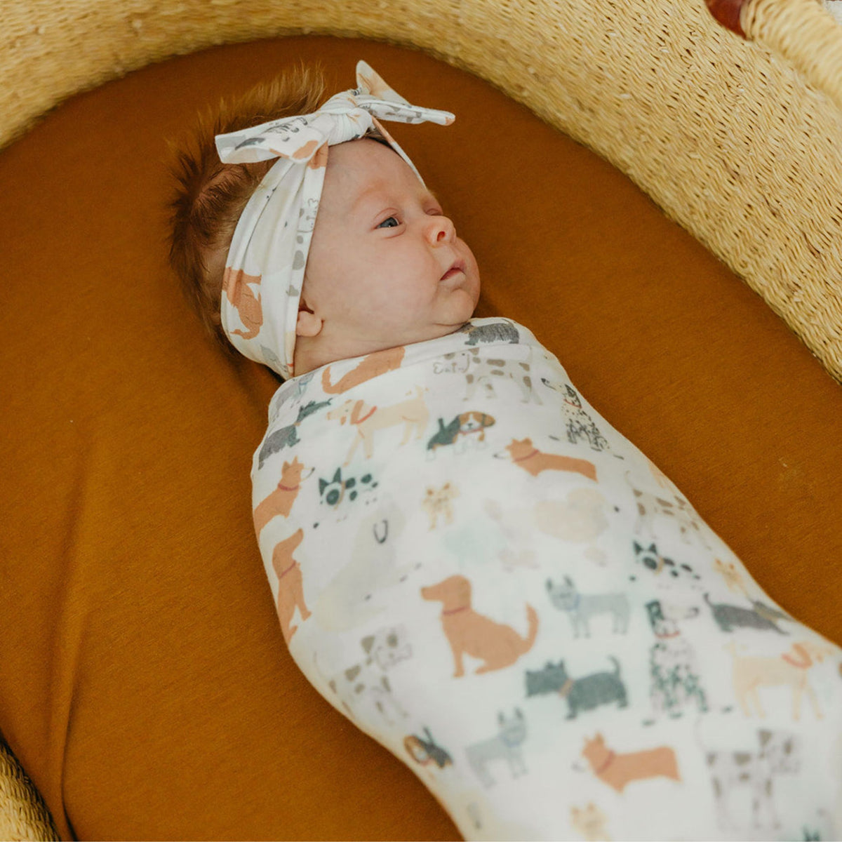 Knit Swaddle Blanket - Rufus