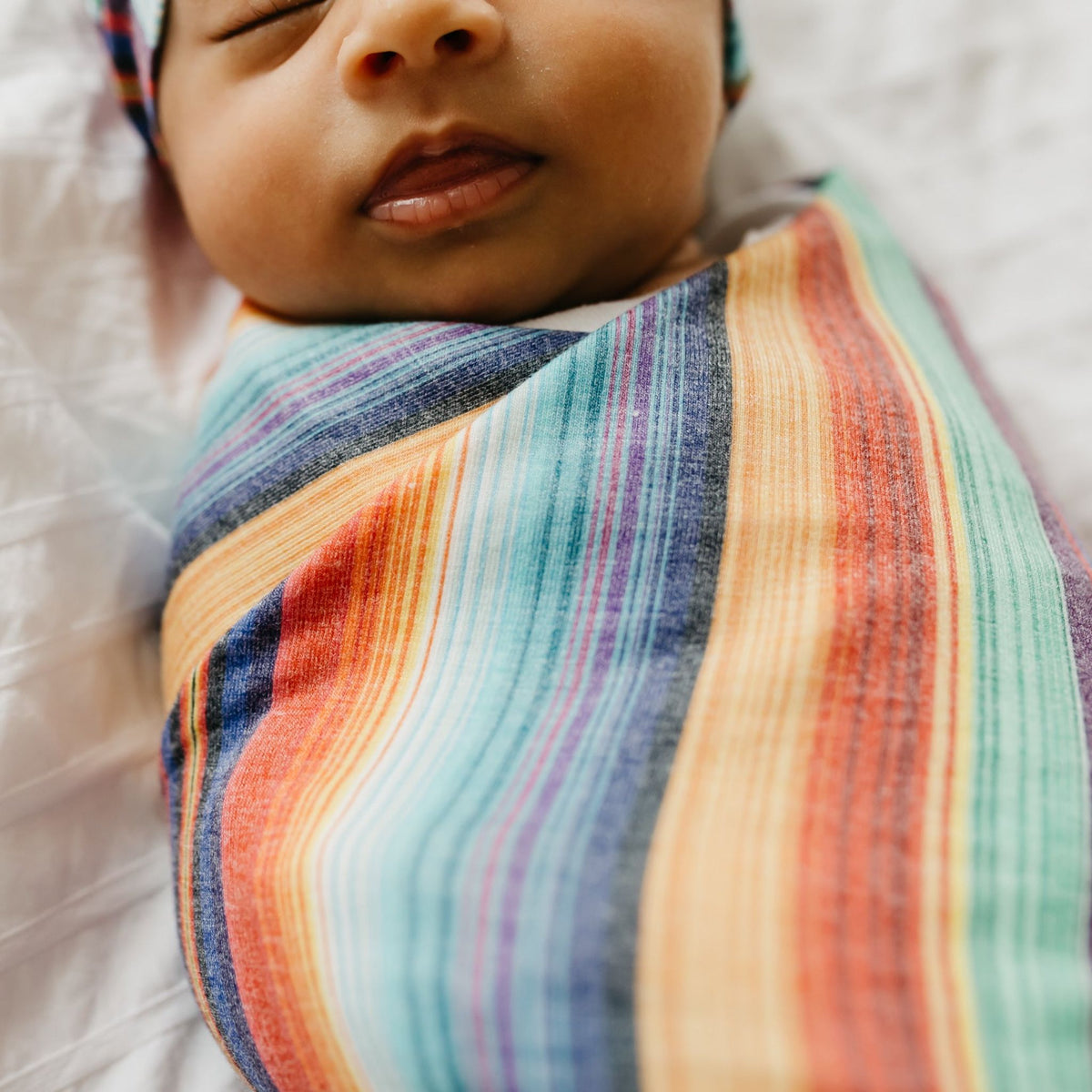 Knit Swaddle Blanket - Serape