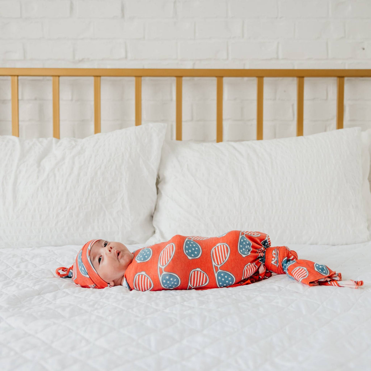 Knit Swaddle Blanket - Spangled