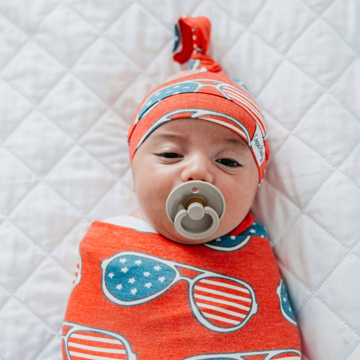 Knit Swaddle Blanket - Spangled