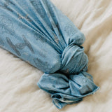 Knit Swaddle Blanket - Starships