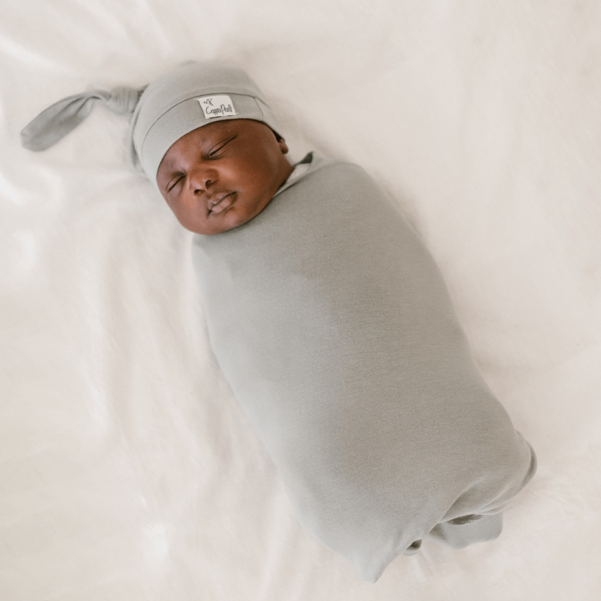 Knit Swaddle Blanket - Stone