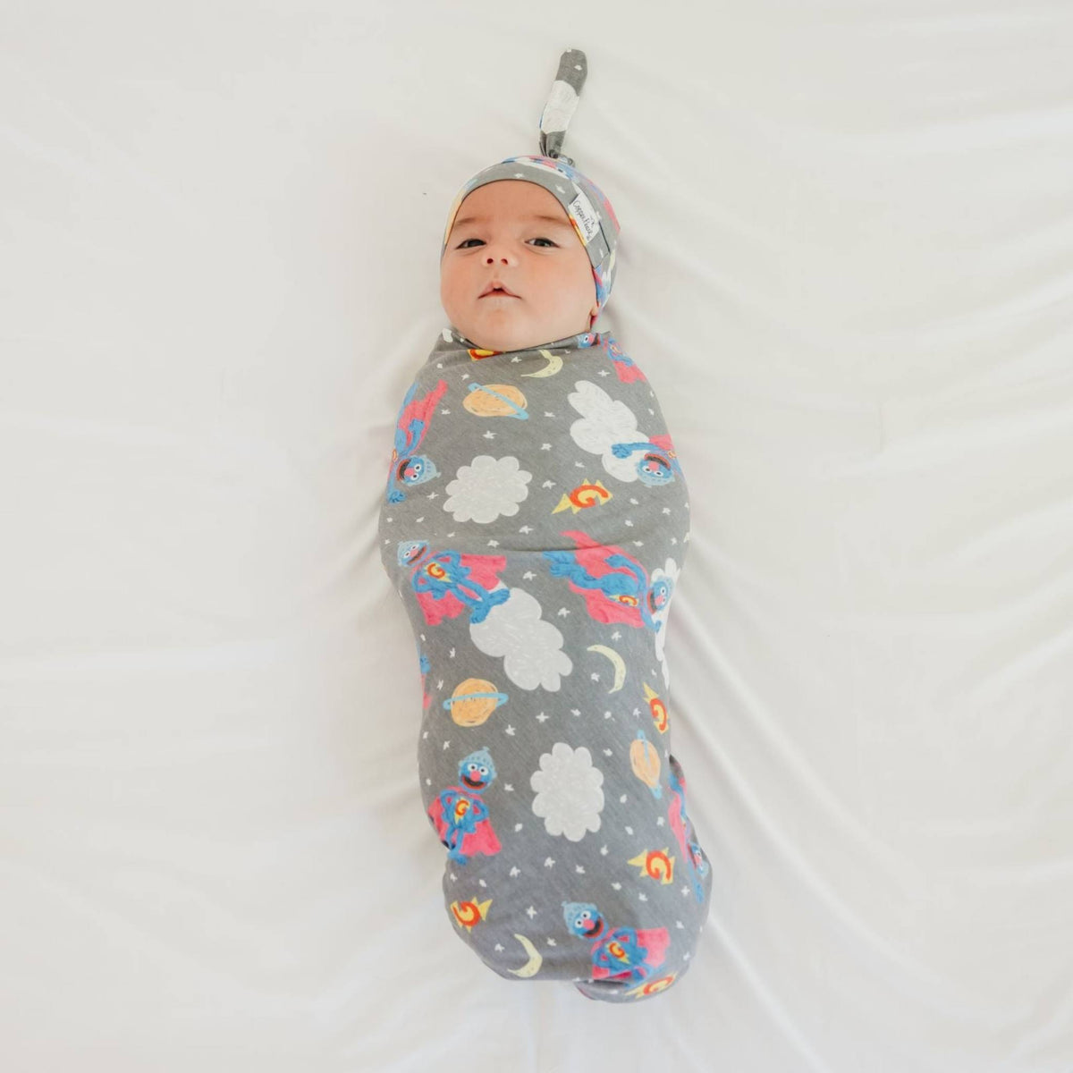 Knit Swaddle Blanket - Super Grover