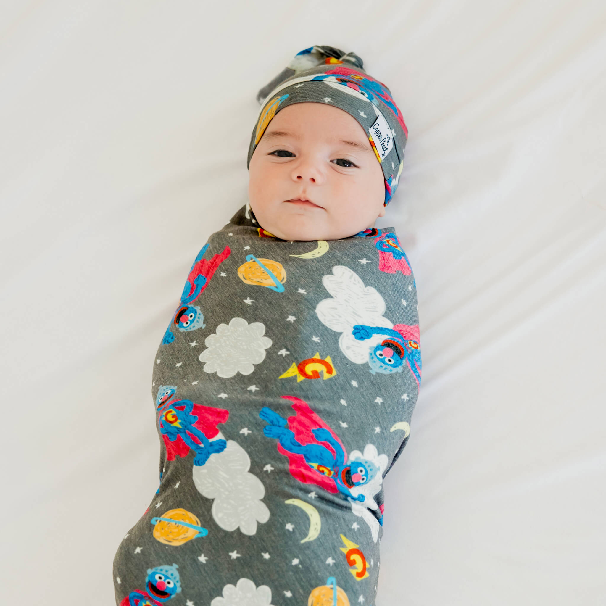Knit Swaddle Blanket - Super Grover – Copper Pearl