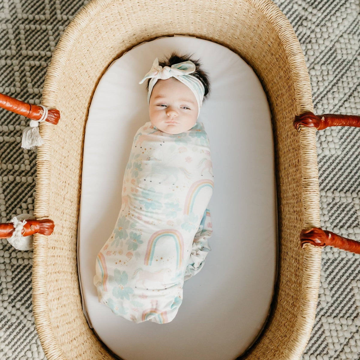 Knit Swaddle Blanket - Whimsy