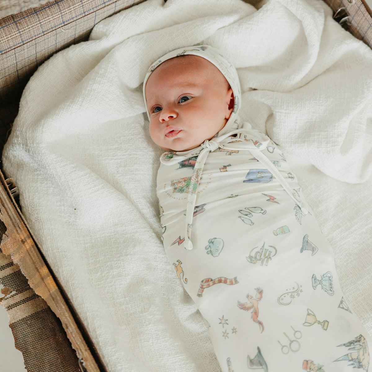 Knit Swaddle Blanket - Wizarding World