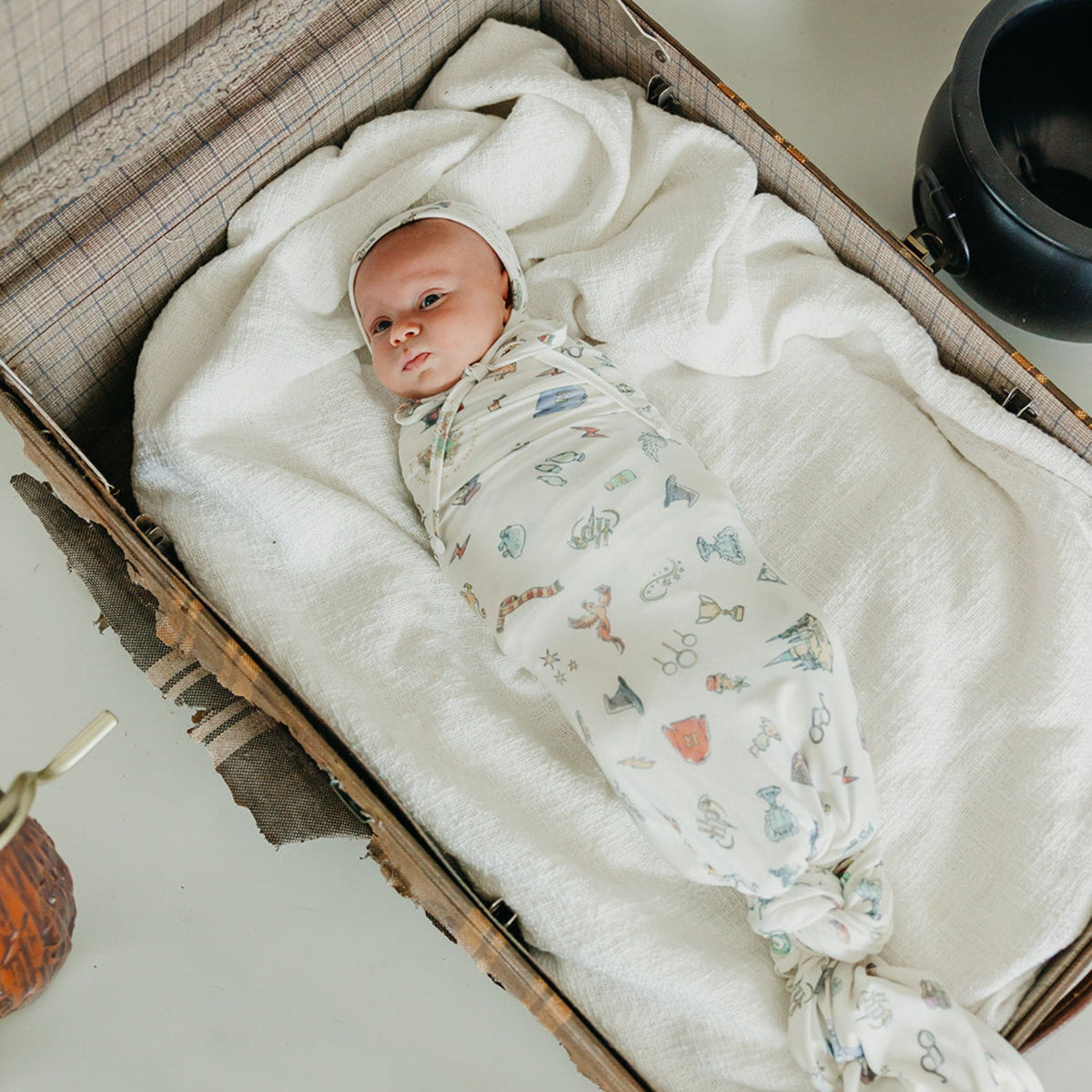 Knit Swaddle Blanket - Wizarding World