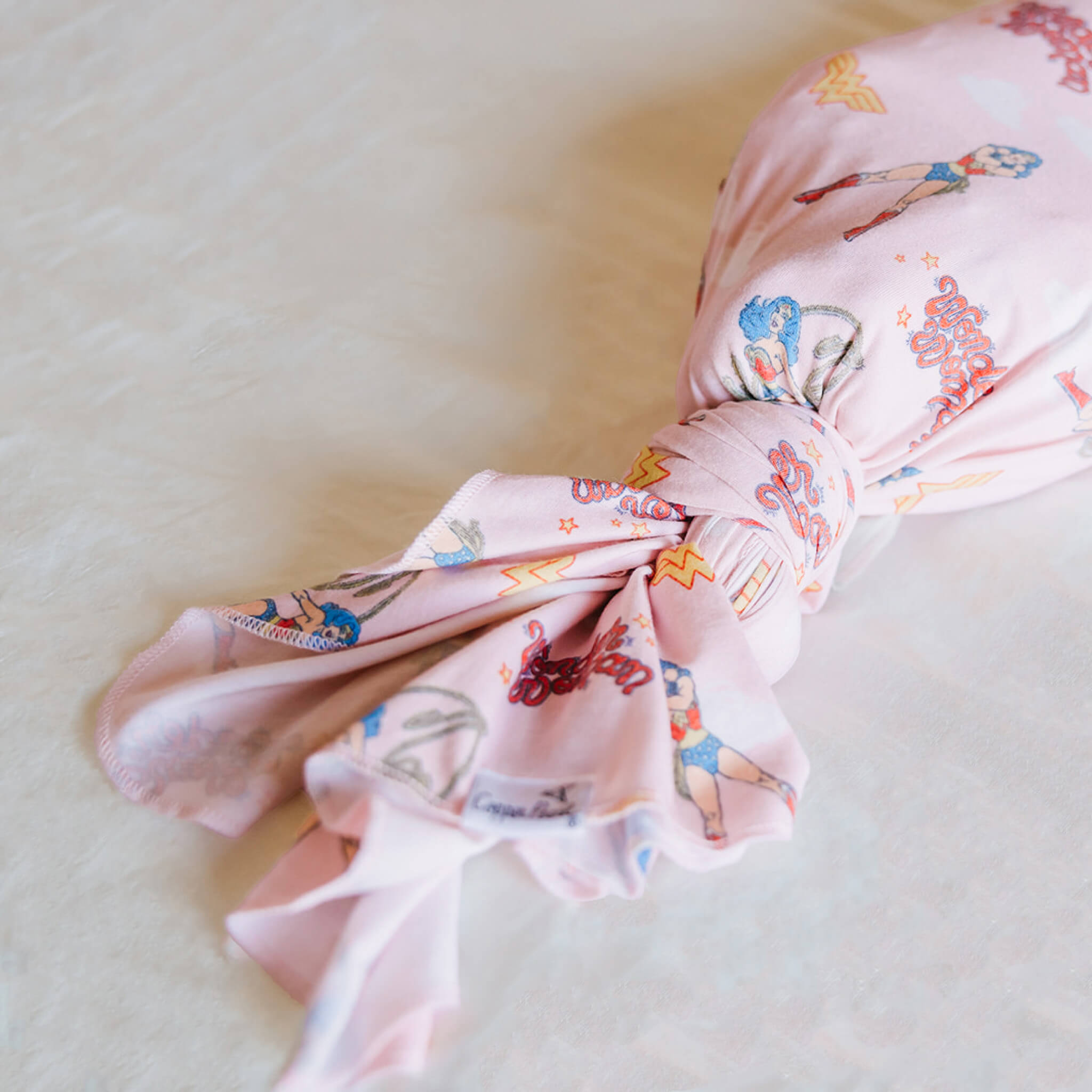 Knit Swaddle Blanket - Wonder Woman