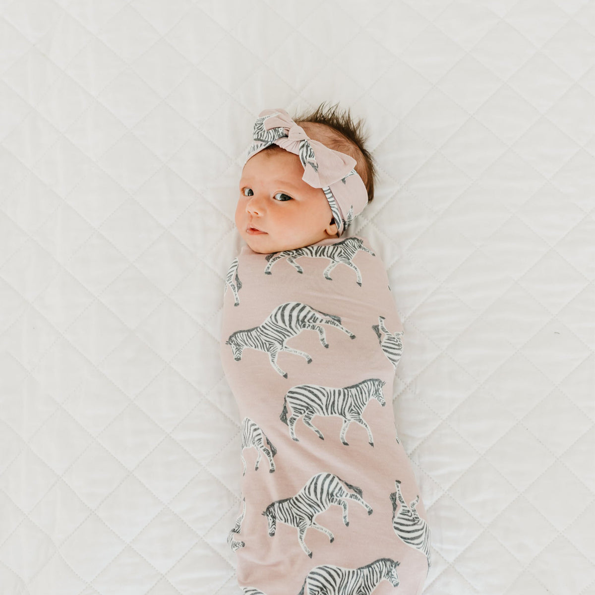 Knit Swaddle Blanket - Zella