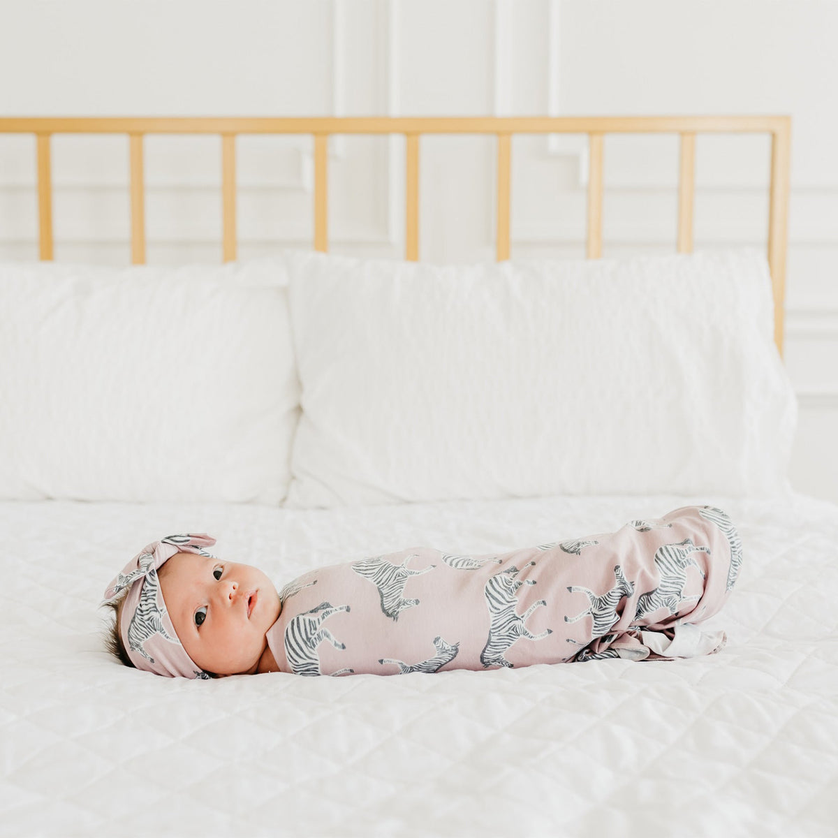 Knit Swaddle Blanket - Zella