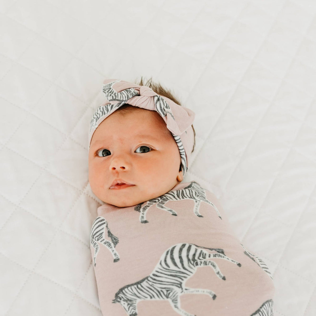 Knit Swaddle Blanket - Zella