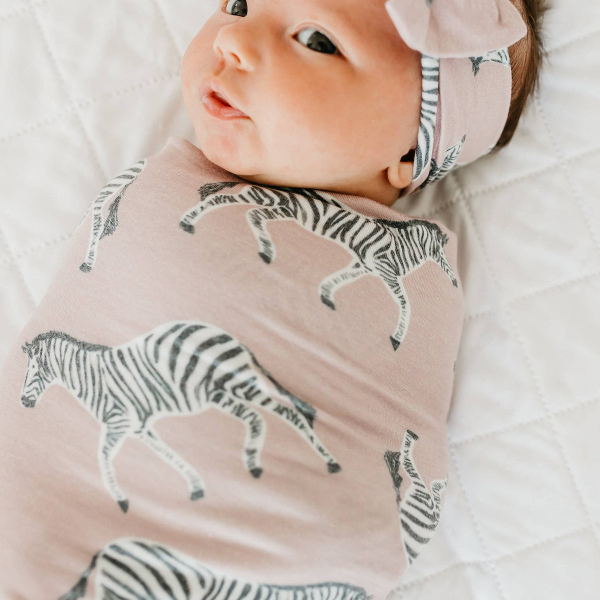 Knit Swaddle Blanket - Zella