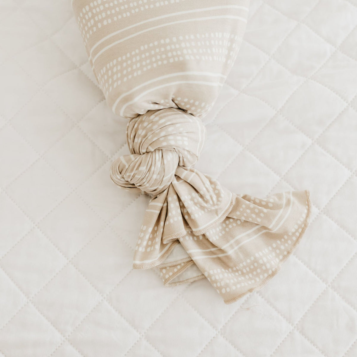 Knit Swaddle Blanket - Clay