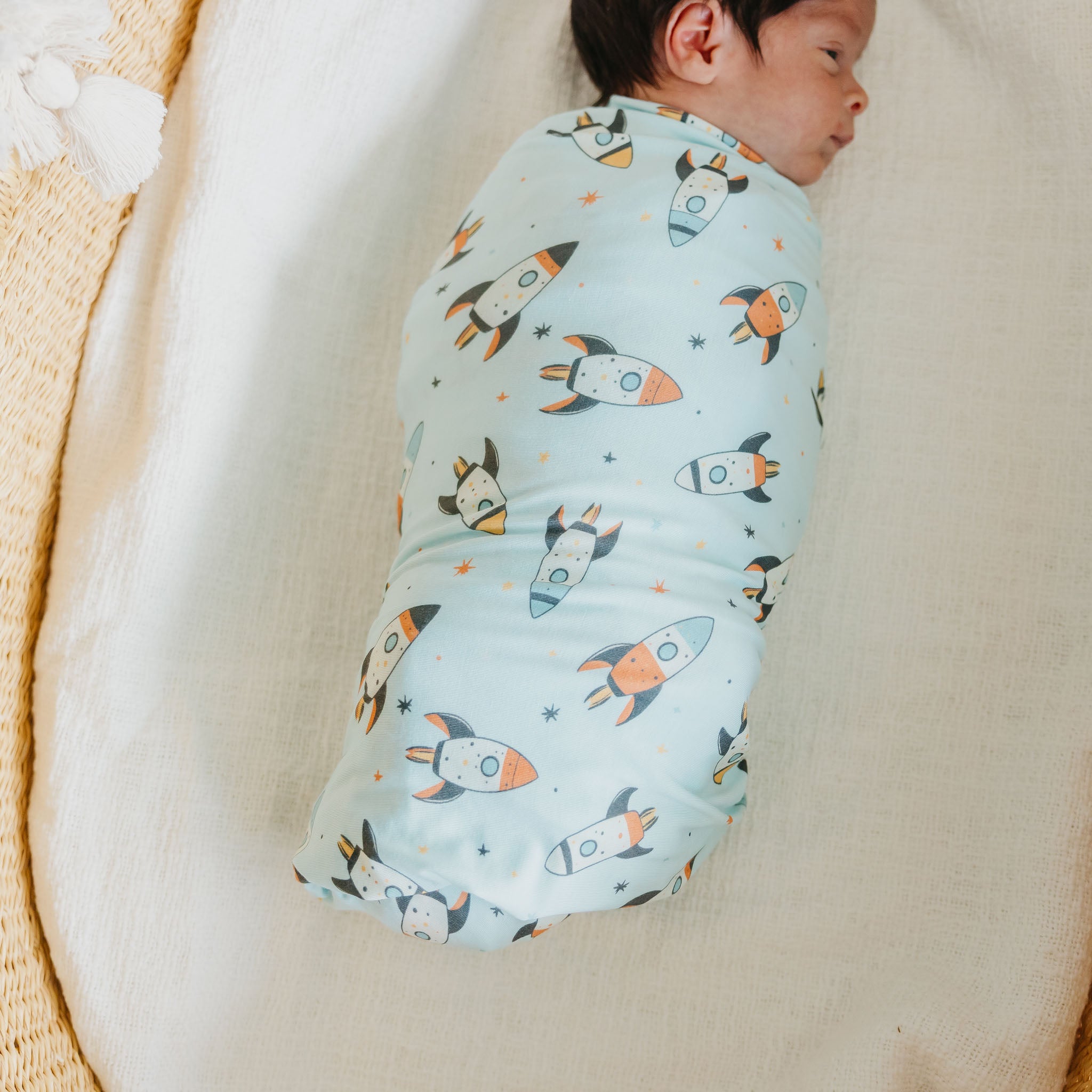 Bamboo Swaddle - Rocketeer