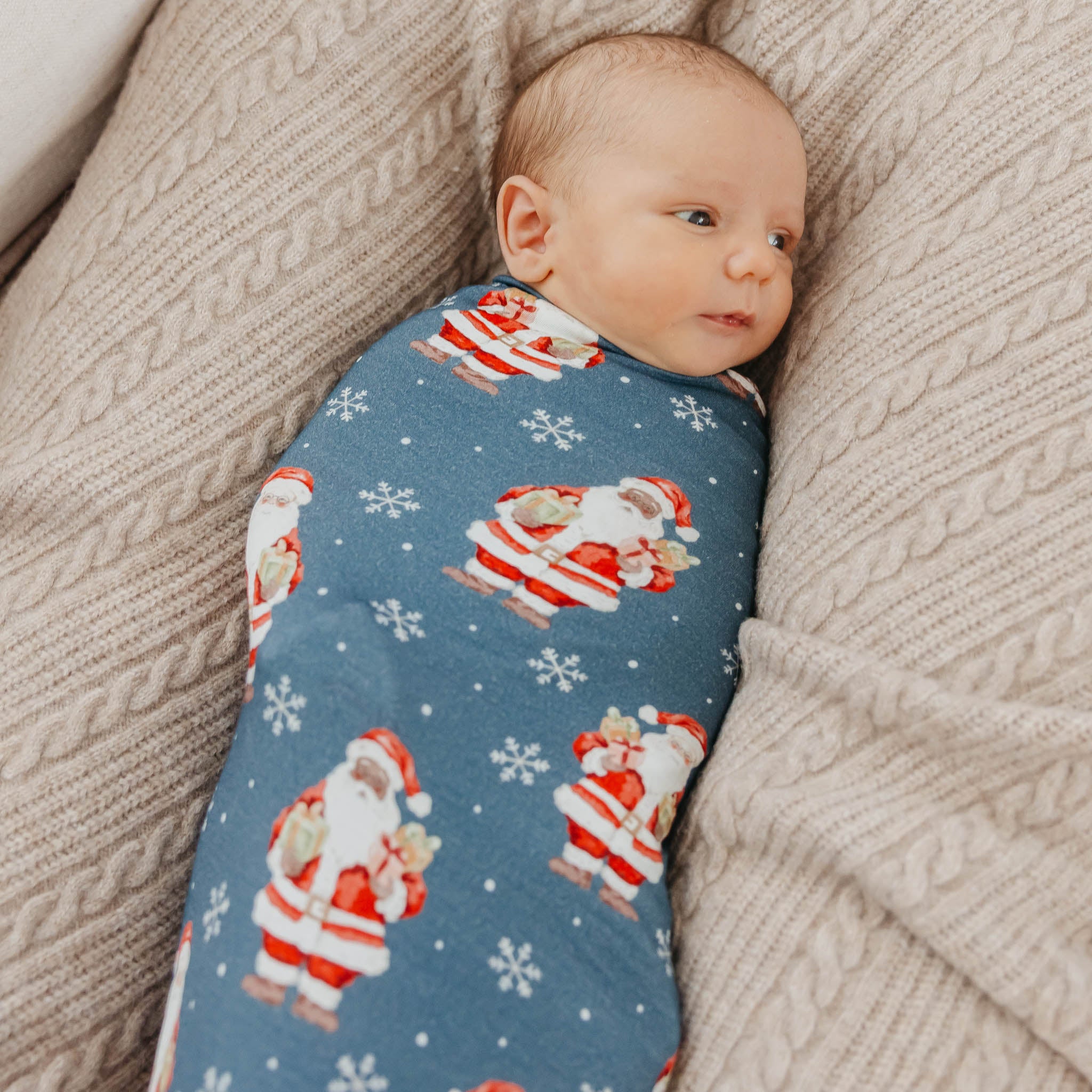 Bamboo Swaddle - Santa Claus