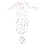 Newborn Knotted Gown - Arctic Wonder