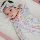 Newborn Knotted Gown - Josie