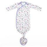 Newborn Knotted Gown - Minnie Mouse's Bowquet